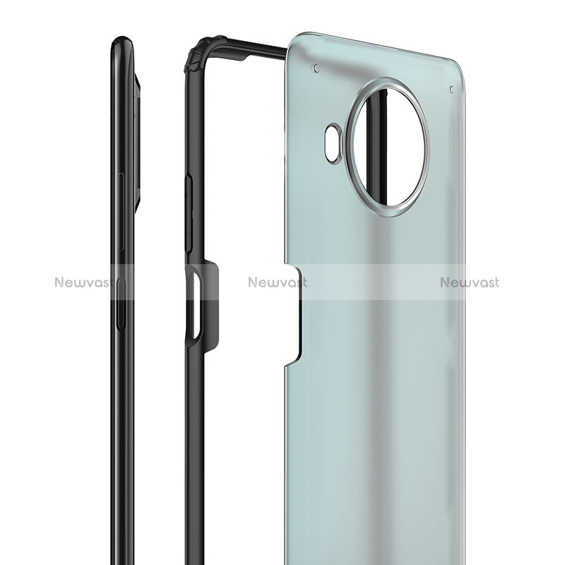 Silicone Transparent Frame Case Cover WL1 for Xiaomi Mi 10i 5G