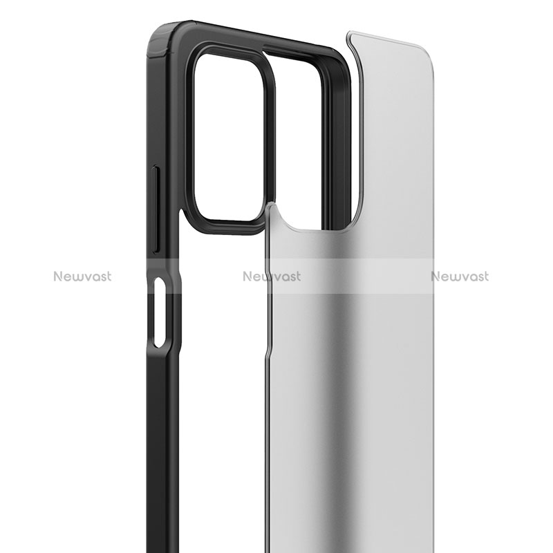Silicone Transparent Frame Case Cover WL1 for Xiaomi Poco X4 GT 5G