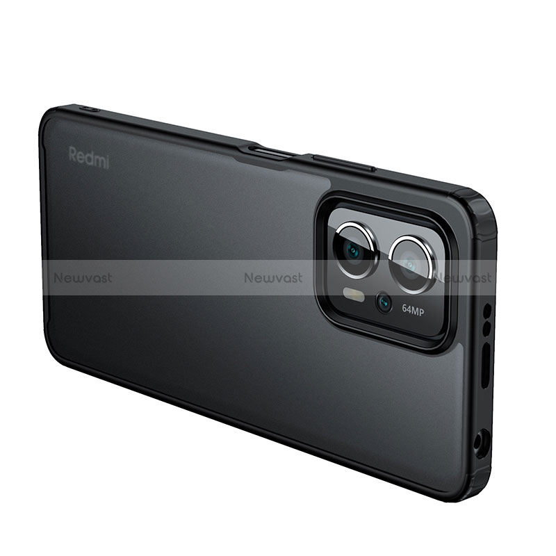 Silicone Transparent Frame Case Cover WL1 for Xiaomi Poco X4 GT 5G