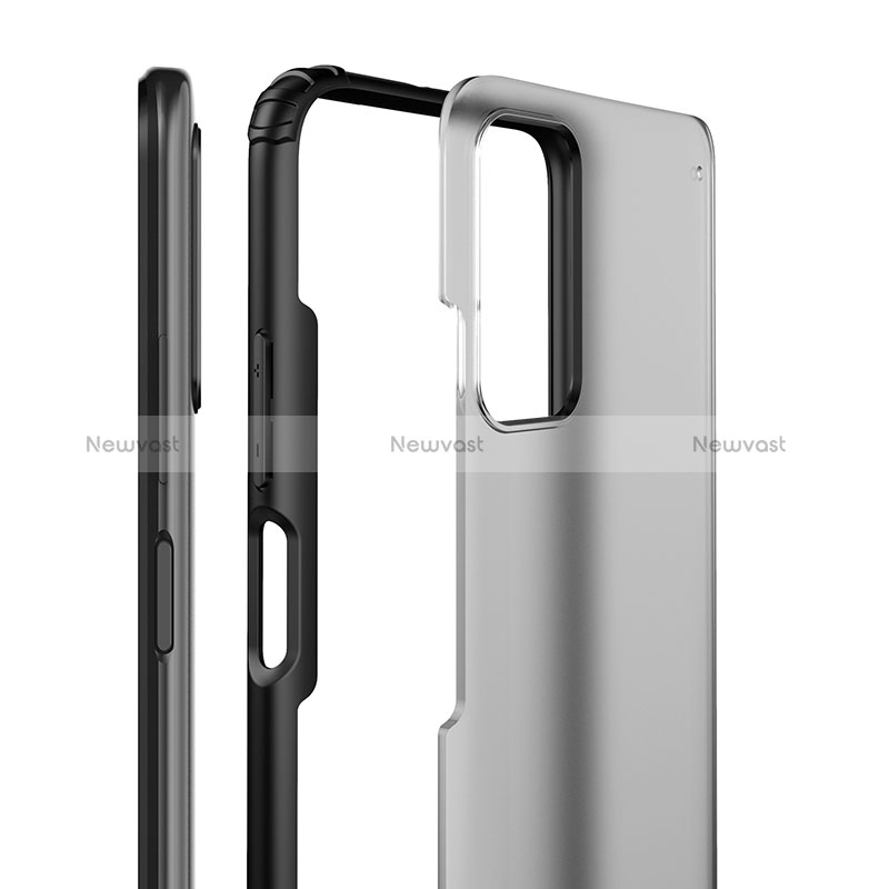 Silicone Transparent Frame Case Cover WL1 for Xiaomi Redmi 9T 4G