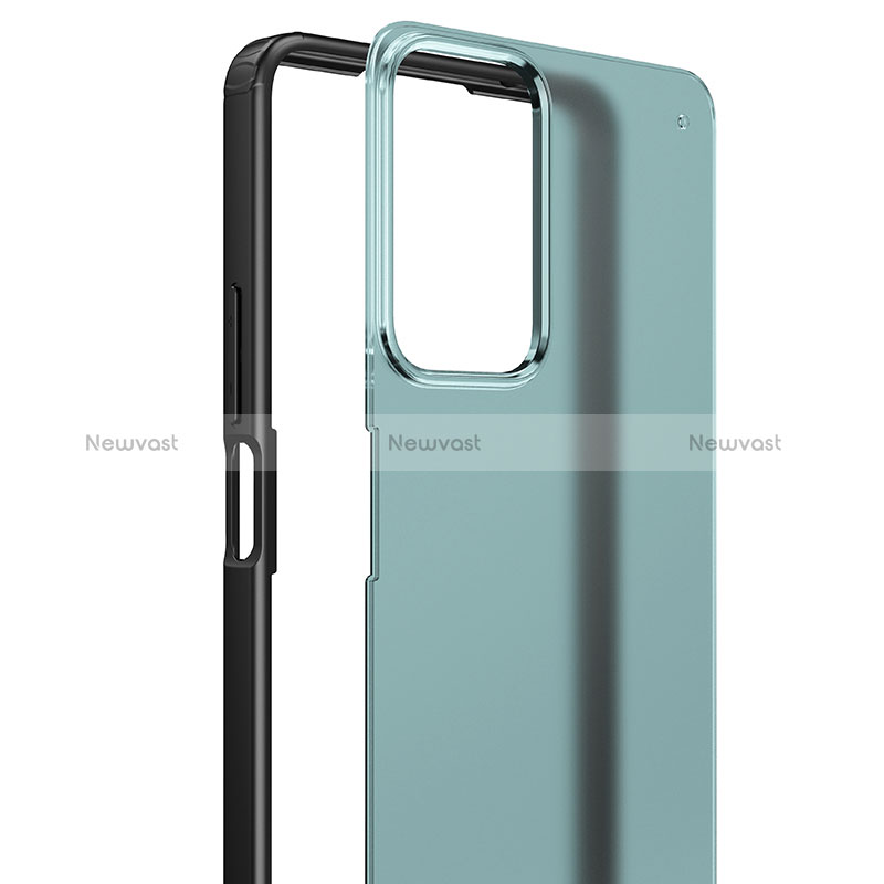 Silicone Transparent Frame Case Cover WL1 for Xiaomi Redmi Note 11 Pro+ Plus 5G