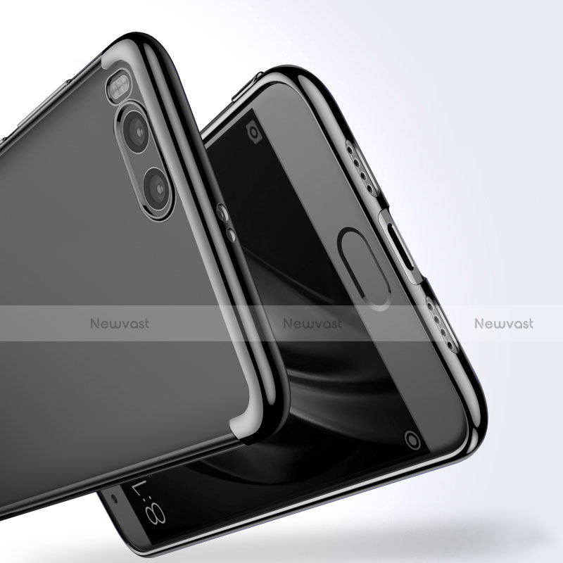 Silicone Transparent Frame Case for Xiaomi Mi Note 3 Black