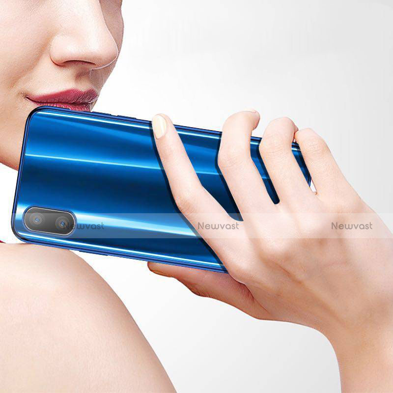 Silicone Transparent Mirror Frame Case Cover for Apple iPhone Xs Max