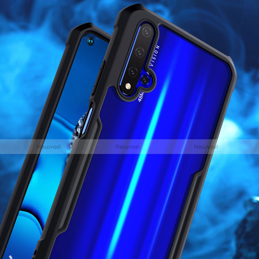 Silicone Transparent Mirror Frame Case Cover for Huawei Honor 20S