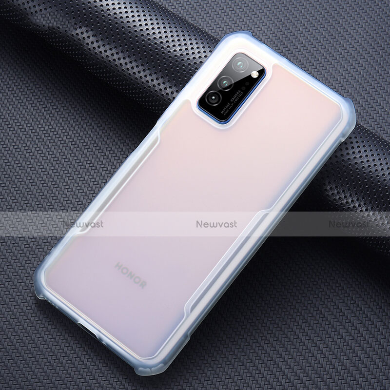 Silicone Transparent Mirror Frame Case Cover for Huawei Honor View 30 5G