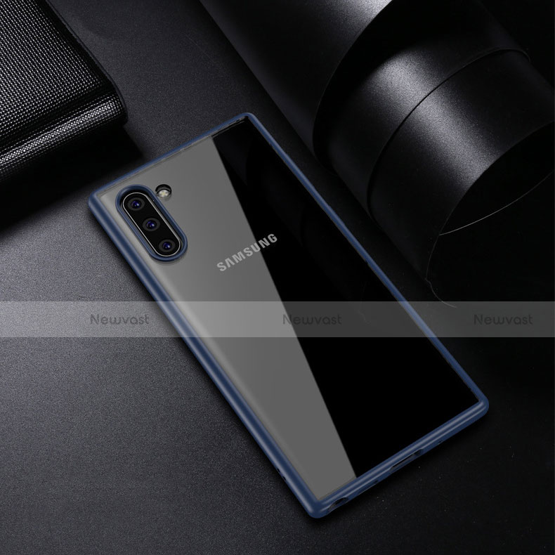 Silicone Transparent Mirror Frame Case Cover for Samsung Galaxy Note 10