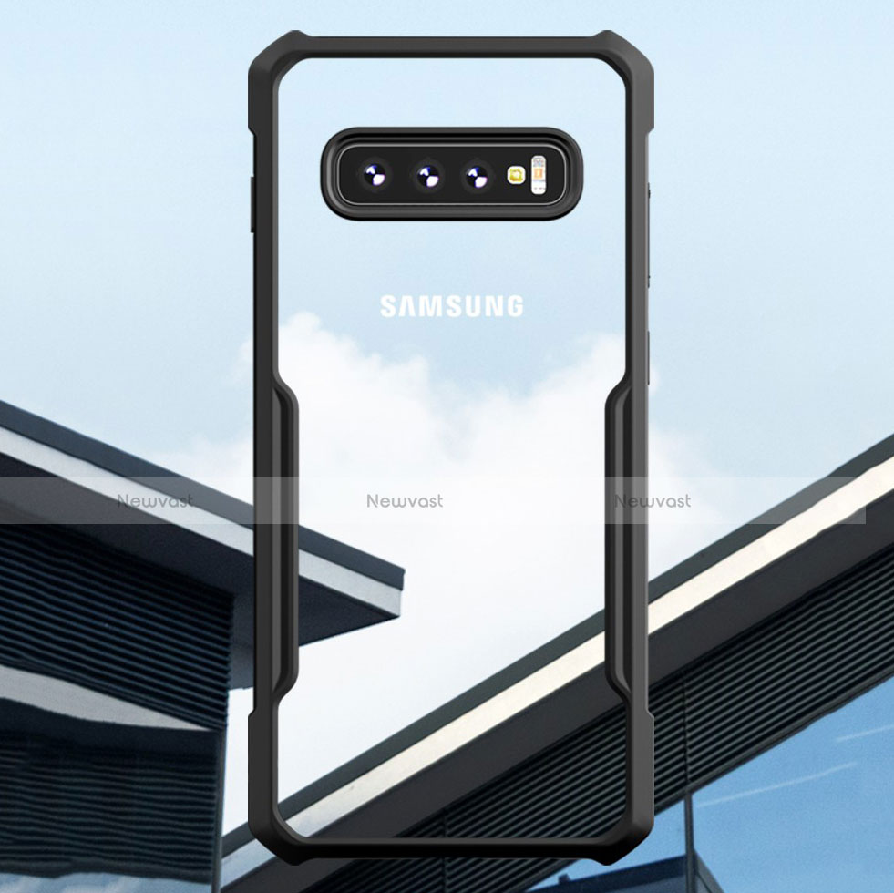 Silicone Transparent Mirror Frame Case Cover for Samsung Galaxy S10 5G