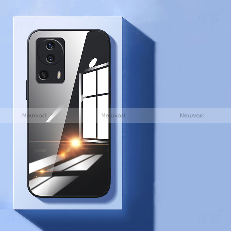 Silicone Transparent Mirror Frame Case Cover for Xiaomi Mi 13 Lite 5G