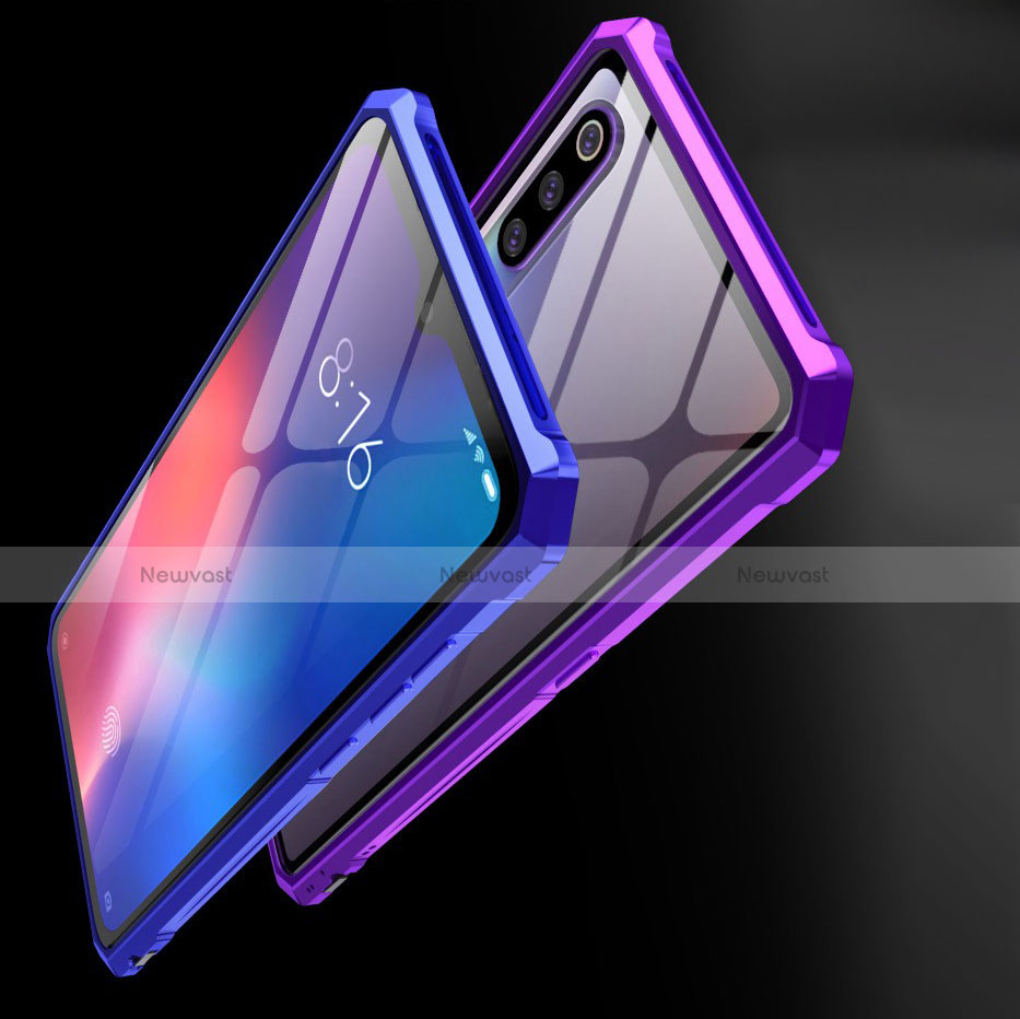 Silicone Transparent Mirror Frame Case Cover for Xiaomi Mi 9