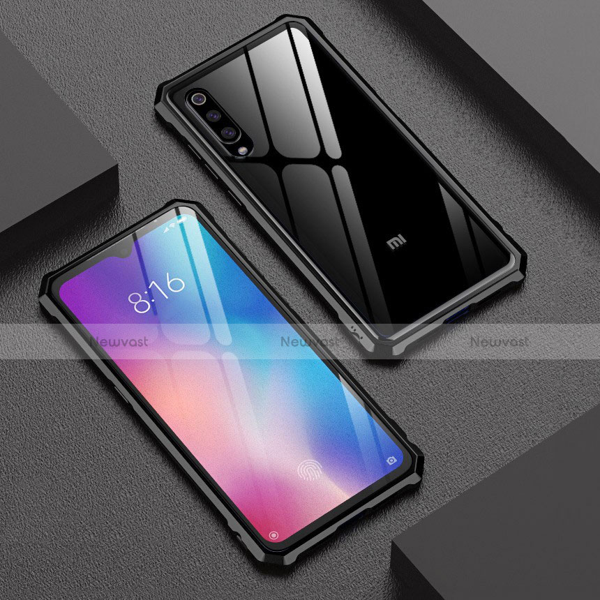 Silicone Transparent Mirror Frame Case Cover for Xiaomi Mi 9 Pro 5G