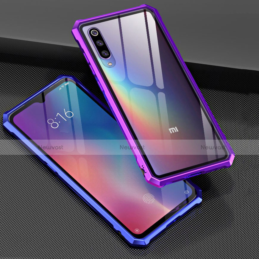 Silicone Transparent Mirror Frame Case Cover for Xiaomi Mi 9 SE