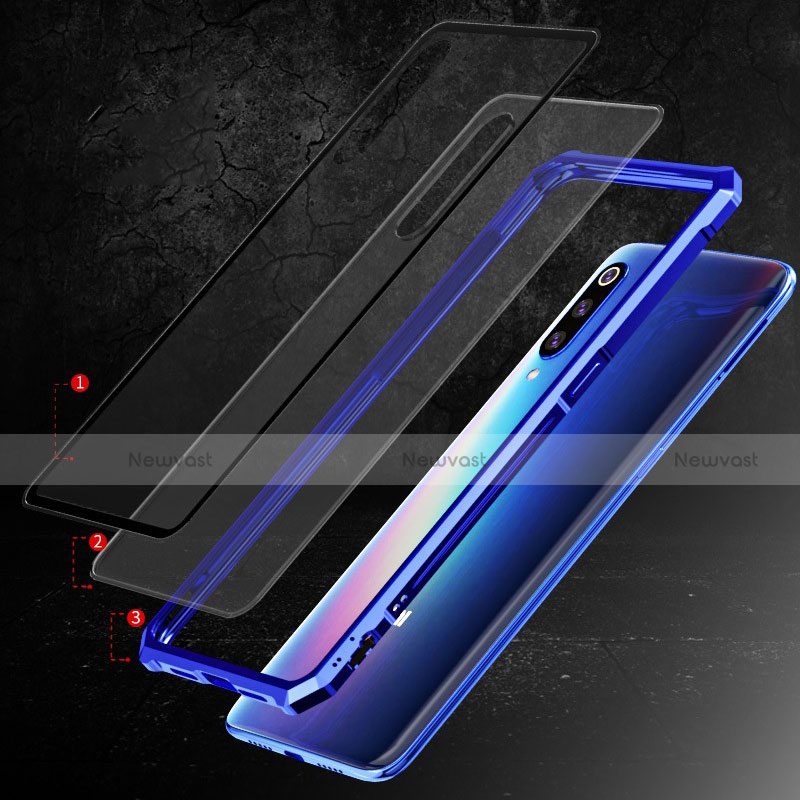 Silicone Transparent Mirror Frame Case Cover for Xiaomi Mi A3 Lite