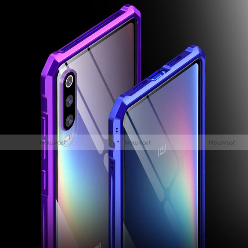 Silicone Transparent Mirror Frame Case Cover for Xiaomi Mi A3 Lite