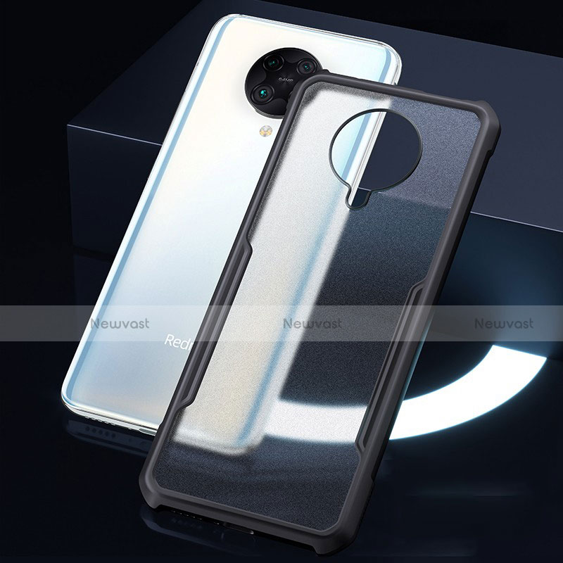 Silicone Transparent Mirror Frame Case Cover H01 for Xiaomi Poco F2 Pro