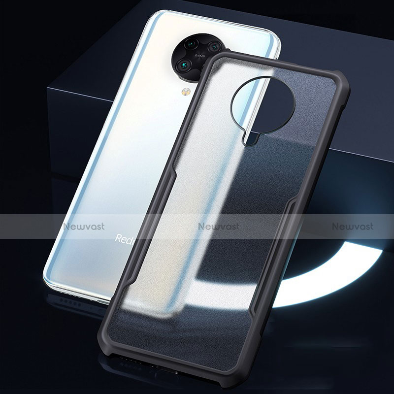 Silicone Transparent Mirror Frame Case Cover H01 for Xiaomi Redmi K30 Pro 5G