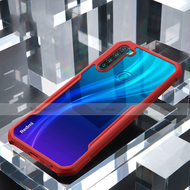 Silicone Transparent Mirror Frame Case Cover H01 for Xiaomi Redmi Note 8 (2021)