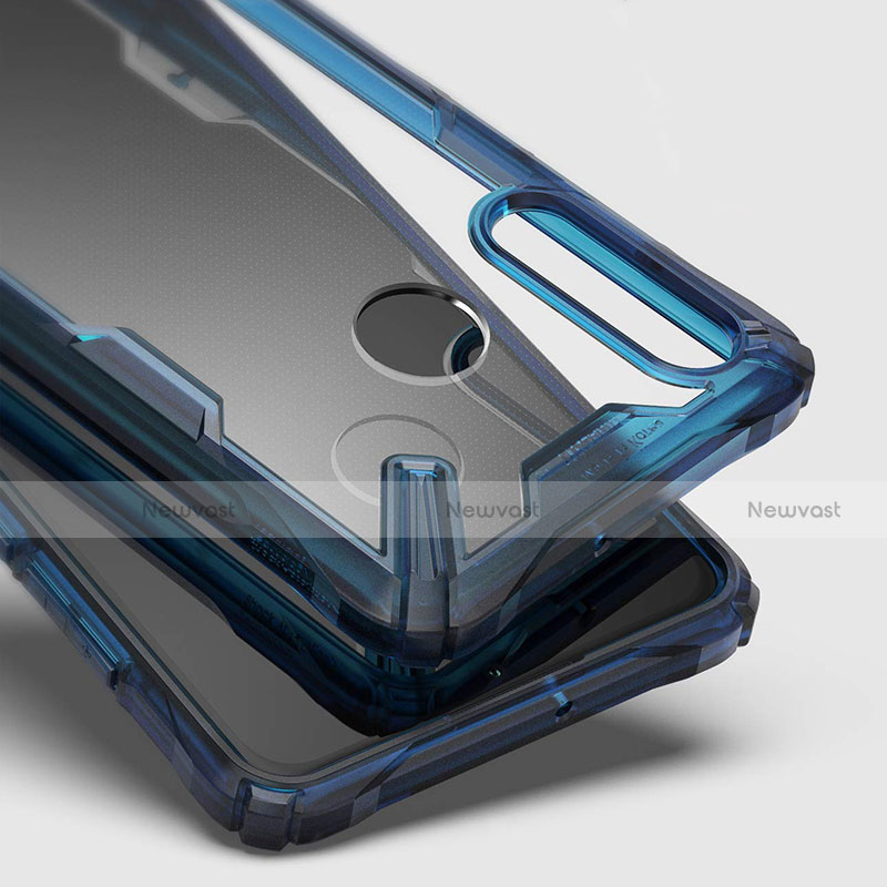 Silicone Transparent Mirror Frame Case Cover H02 for Huawei Nova 4e