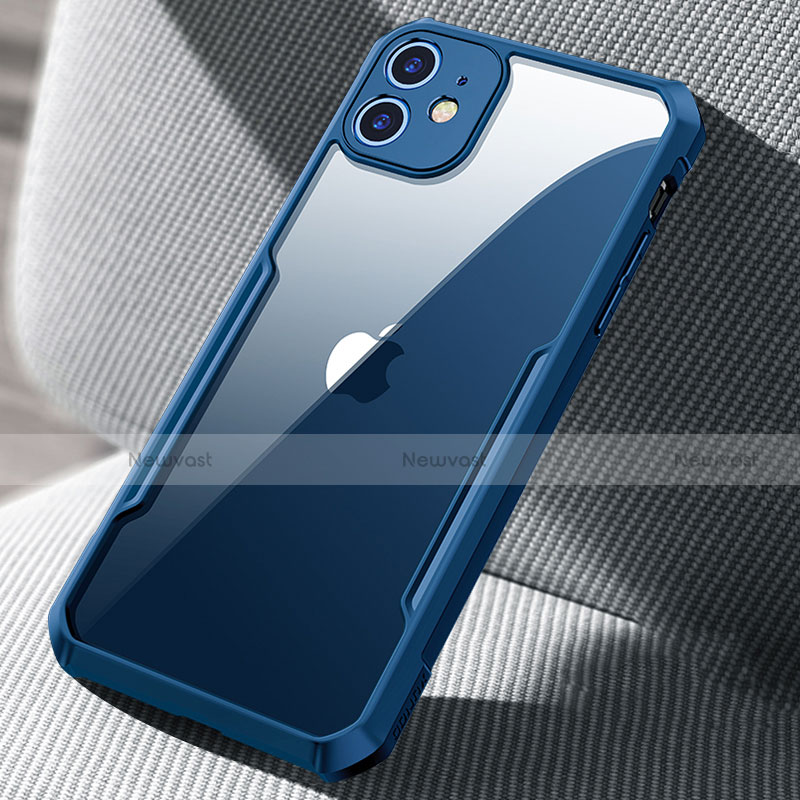 Silicone Transparent Mirror Frame Case Cover H03 for Apple iPhone 12 Mini