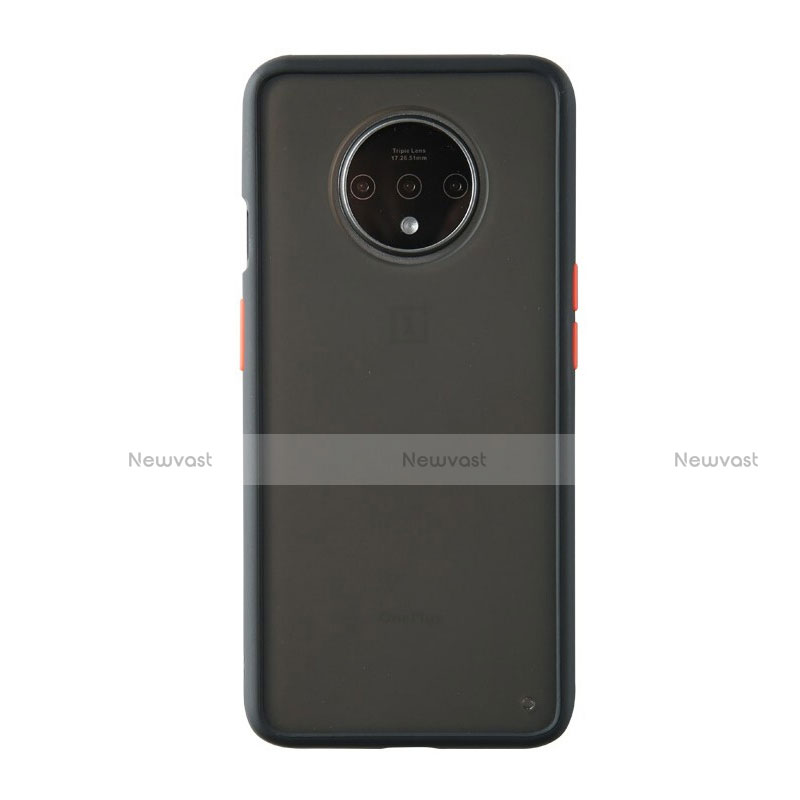 Silicone Transparent Mirror Frame Case Cover H03 for OnePlus 7T