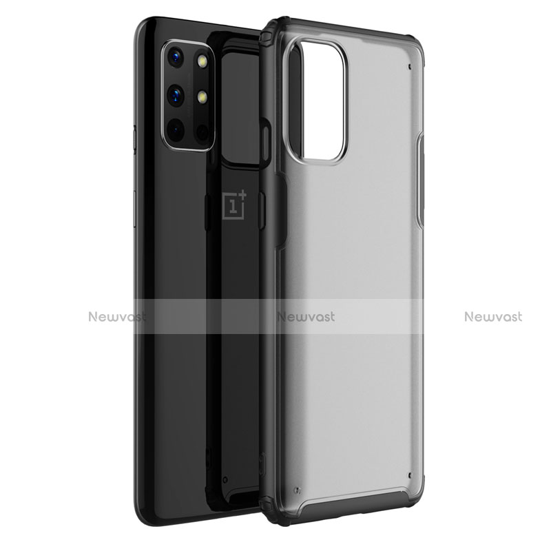 Silicone Transparent Mirror Frame Case Cover M01 for OnePlus 8T 5G