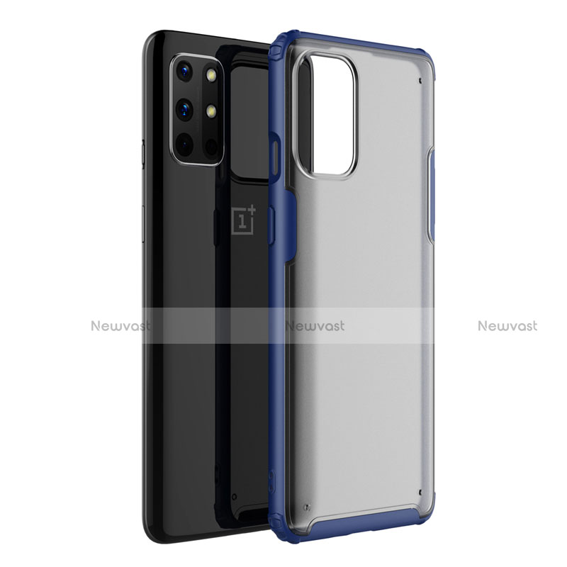 Silicone Transparent Mirror Frame Case Cover M01 for OnePlus 8T 5G