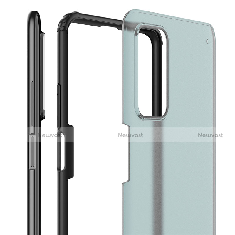 Silicone Transparent Mirror Frame Case Cover M01 for Xiaomi Mi 10T 5G