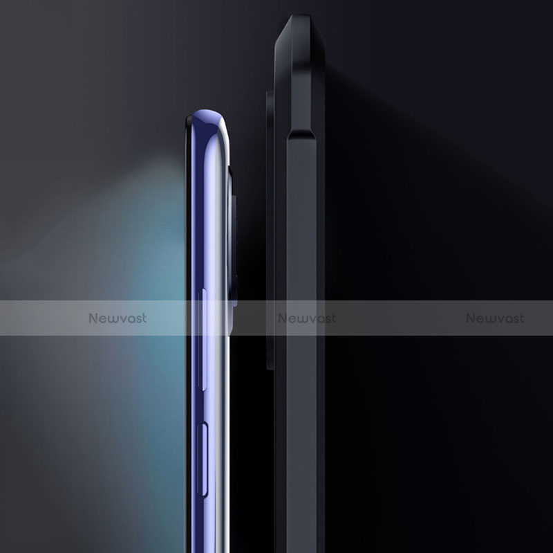 Silicone Transparent Mirror Frame Case Cover M01 for Xiaomi Mi 10T Lite 5G Black
