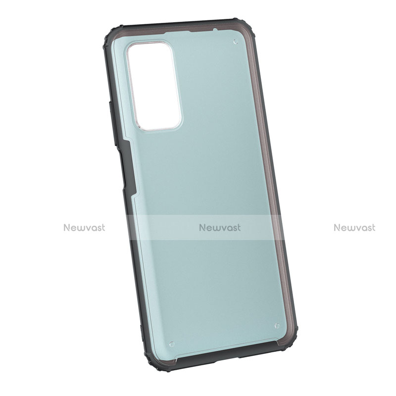Silicone Transparent Mirror Frame Case Cover M01 for Xiaomi Redmi K30S 5G