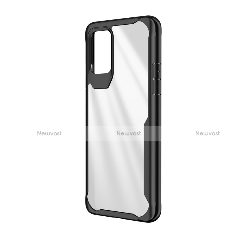 Silicone Transparent Mirror Frame Case Cover M02 for OnePlus 8T 5G