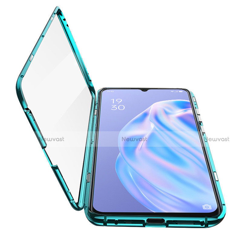 Silicone Transparent Mirror Frame Case Cover M02 for Oppo A91