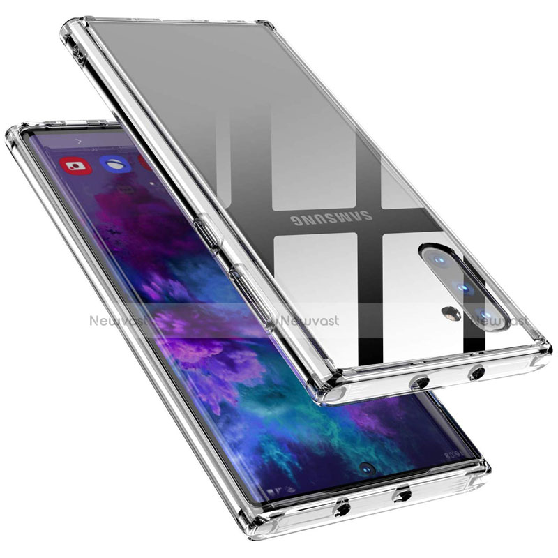 Silicone Transparent Mirror Frame Case Cover M03 for Samsung Galaxy Note 10
