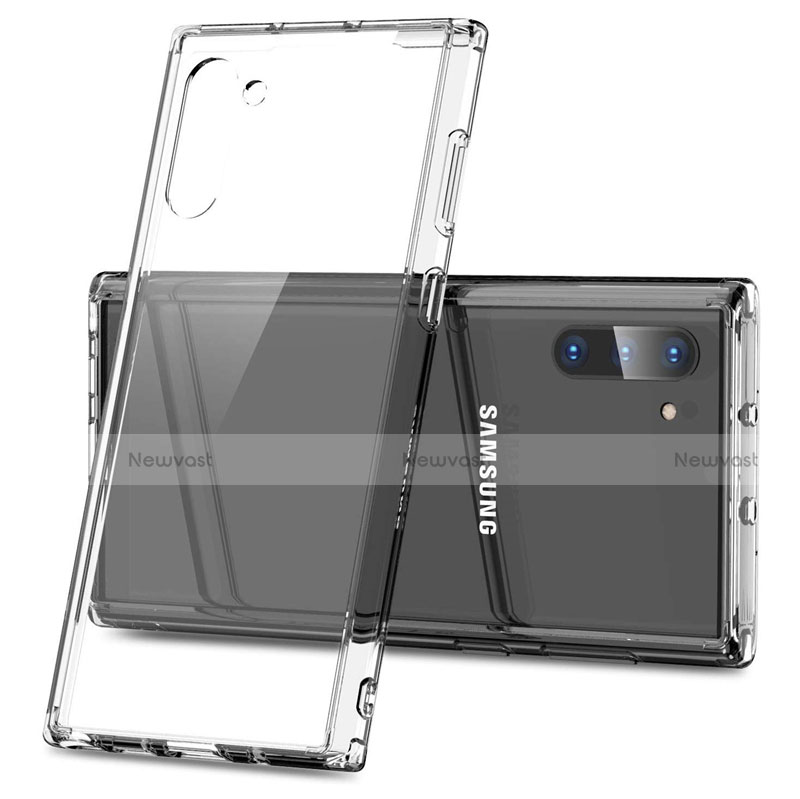 Silicone Transparent Mirror Frame Case Cover M03 for Samsung Galaxy Note 10 5G