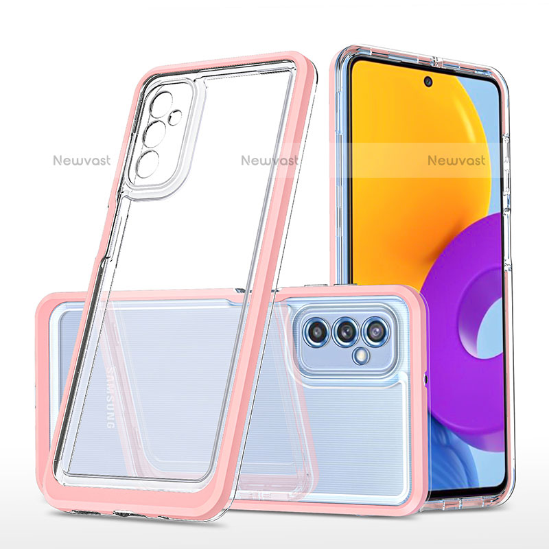 Silicone Transparent Mirror Frame Case Cover MQ1 for Samsung Galaxy M52 5G