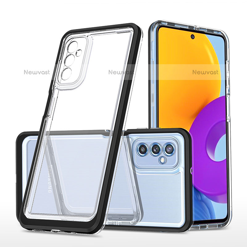 Silicone Transparent Mirror Frame Case Cover MQ1 for Samsung Galaxy M52 5G