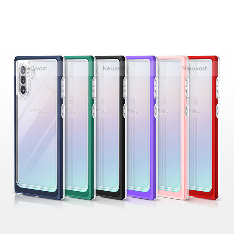 Silicone Transparent Mirror Frame Case Cover MQ1 for Samsung Galaxy Note 10 5G