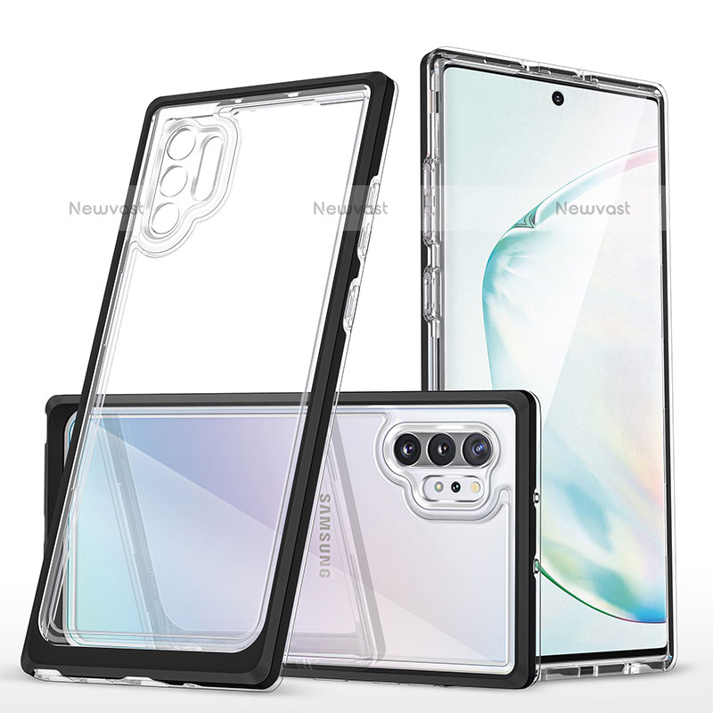Silicone Transparent Mirror Frame Case Cover MQ1 for Samsung Galaxy Note 10 Plus 5G