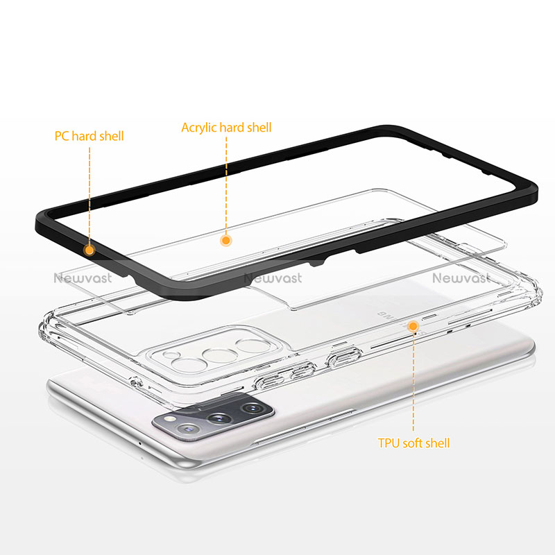 Silicone Transparent Mirror Frame Case Cover MQ1 for Samsung Galaxy S20 Lite 5G