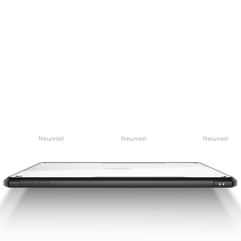 Silicone Transparent Mirror Frame Case for Apple iPad Mini 5 (2019) Black