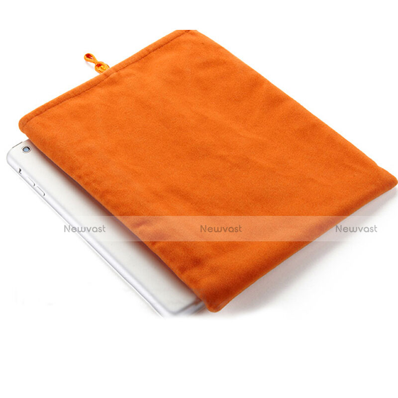 Sleeve Velvet Bag Case Pocket for Apple iPad New Air (2019) 10.5 Orange