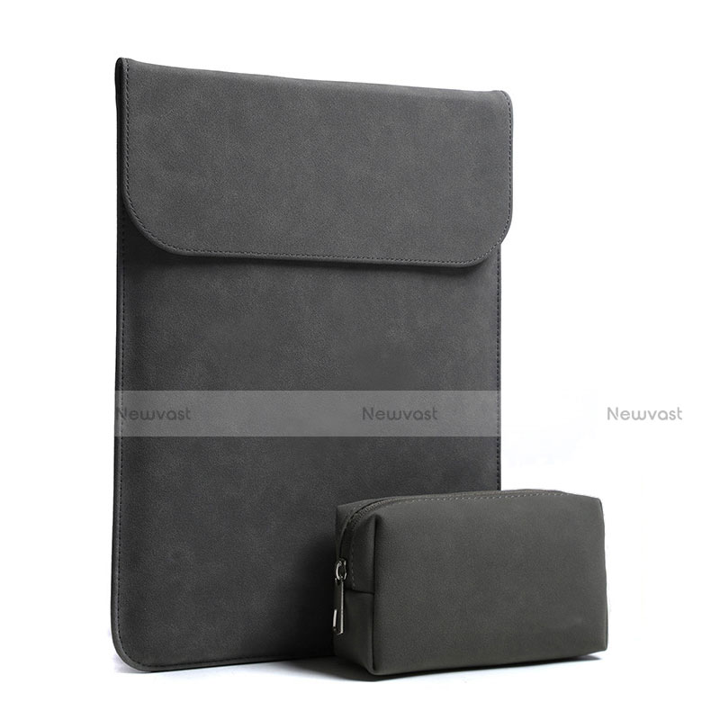 Sleeve Velvet Bag Case Pocket for Apple MacBook Air 13.3 inch (2018) Black