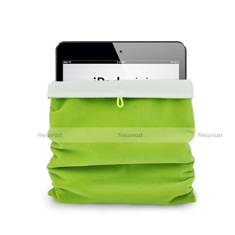 Sleeve Velvet Bag Case Pocket for Huawei Mediapad X1 Green