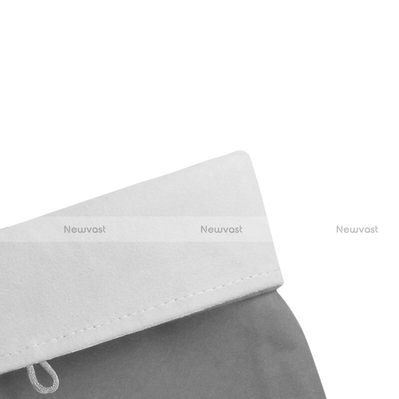 Sleeve Velvet Bag Case Pocket for Samsung Galaxy Note 10.1 2014 SM-P600 Gray