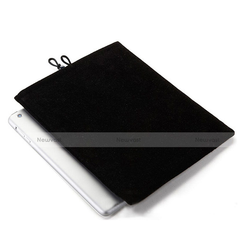 Sleeve Velvet Bag Case Pocket for Samsung Galaxy Tab 2 10.1 P5100 P5110 Black