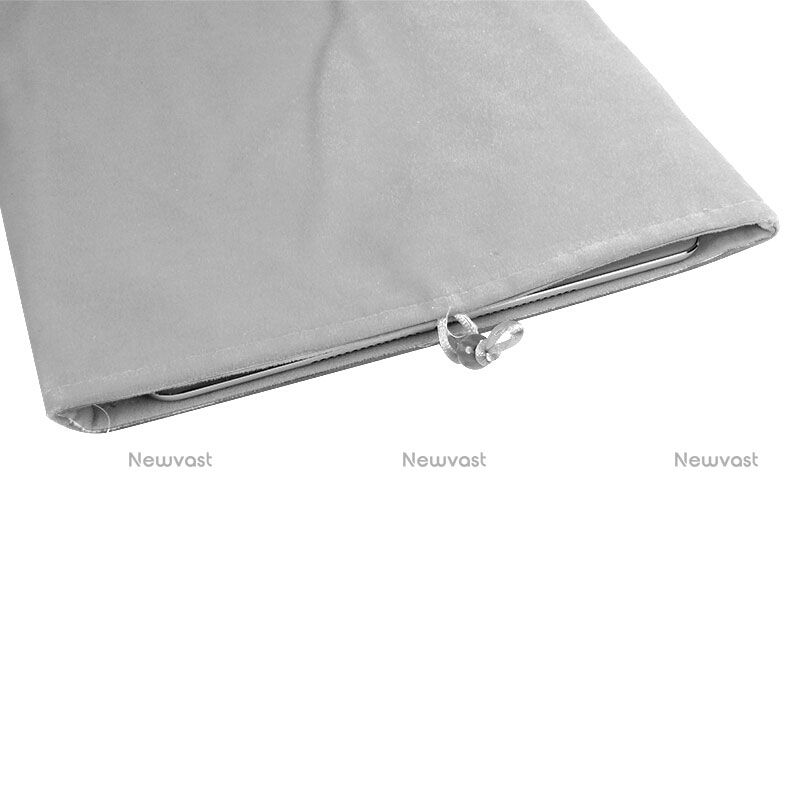 Sleeve Velvet Bag Case Pocket for Samsung Galaxy Tab A7 4G 10.4 SM-T505 White