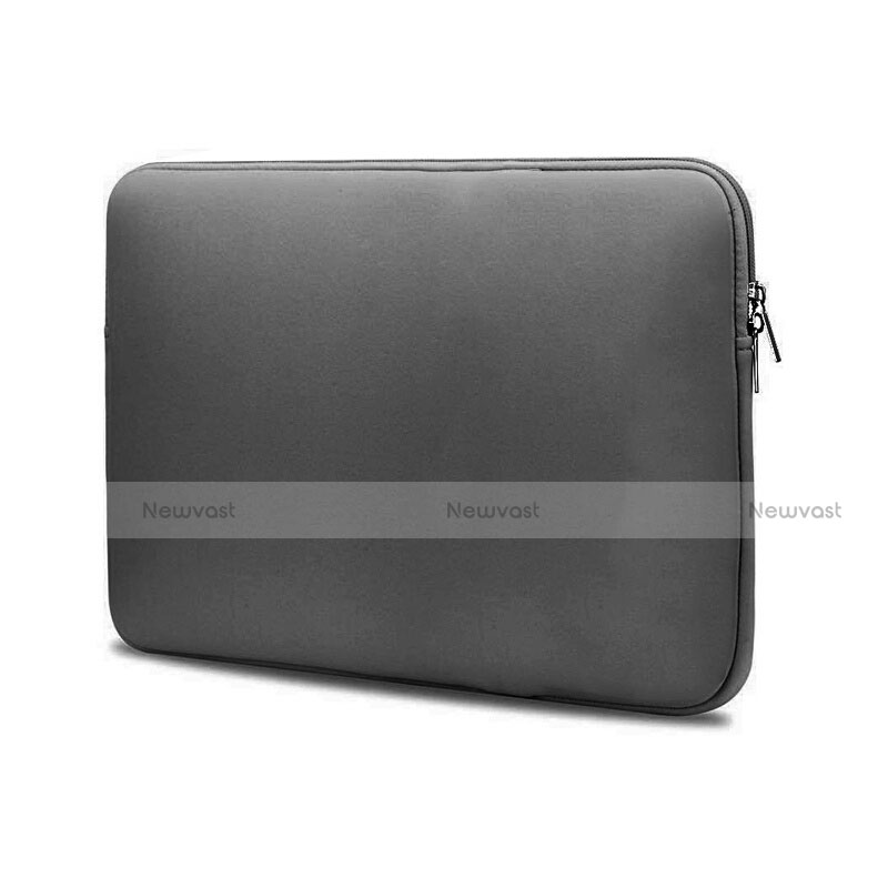 Sleeve Velvet Bag Case Pocket L04 for Huawei Honor MagicBook 14 Gray