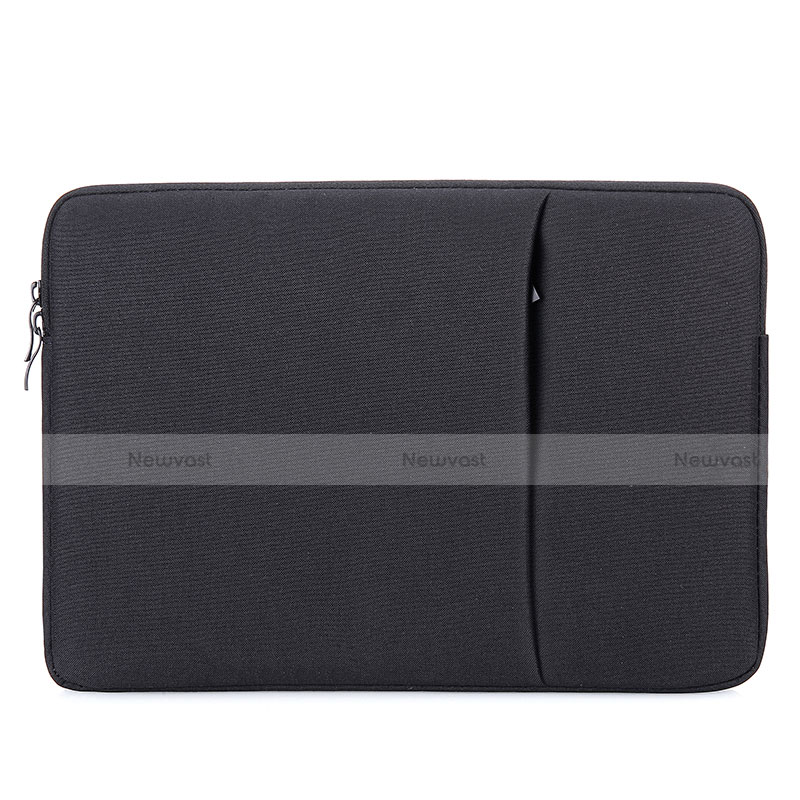 Sleeve Velvet Bag Case Pocket L04 for Huawei Honor MagicBook 15 Black