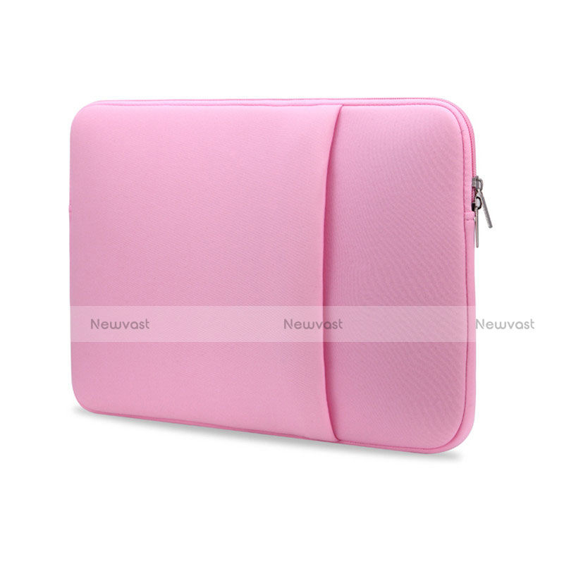 Sleeve Velvet Bag Case Pocket S01 for Samsung Galaxy Book Flex 13.3 NP930QCG Pink