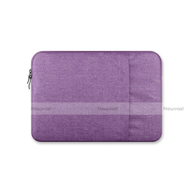 Sleeve Velvet Bag Case Pocket S03 for Huawei Honor MagicBook Pro (2020) 16.1 Pink