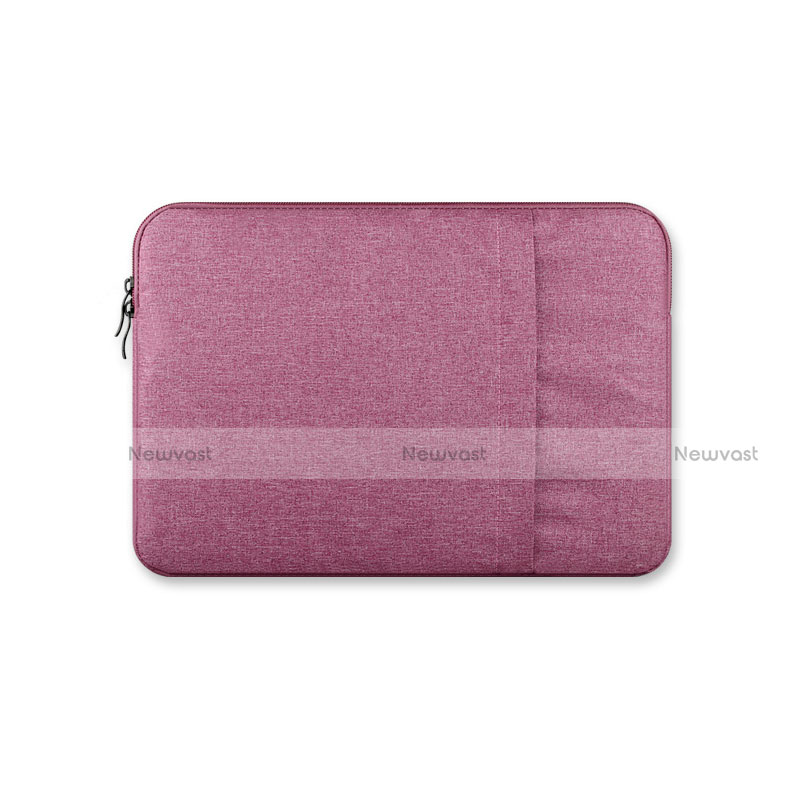 Sleeve Velvet Bag Case Pocket S03 for Huawei Honor MagicBook Pro (2020) 16.1 Red Wine