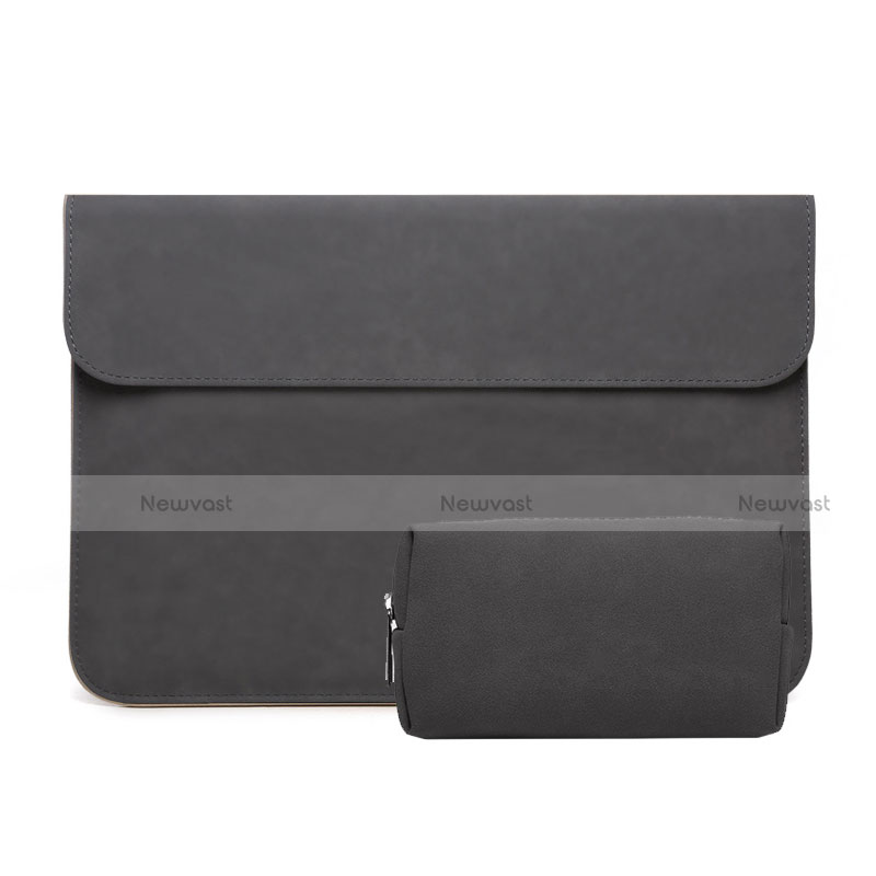 Sleeve Velvet Bag Case Pocket S03 for Huawei Matebook D14 (2020) Black